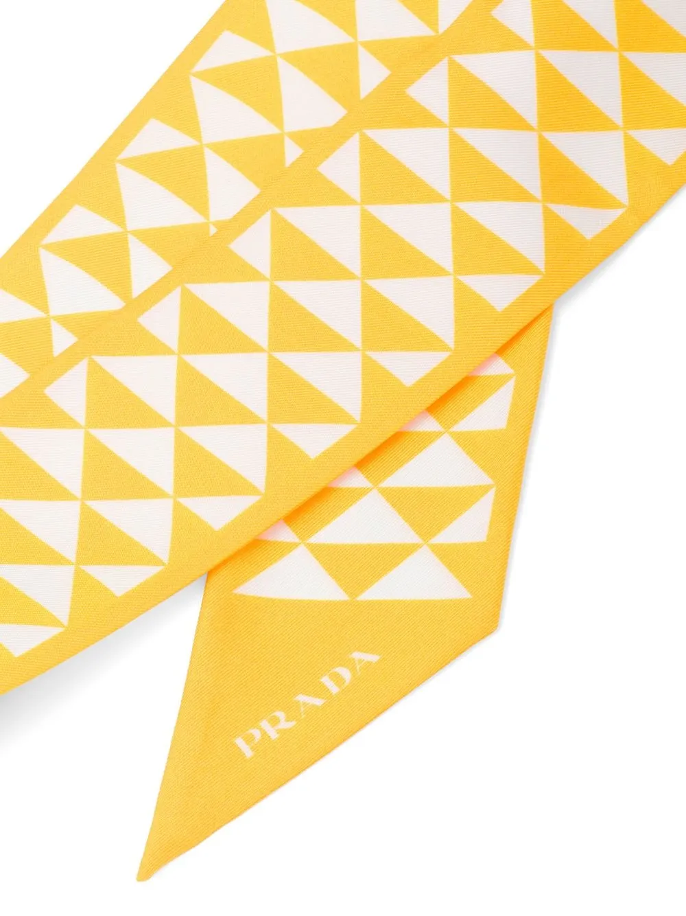Prada Sjaal met print - Geel