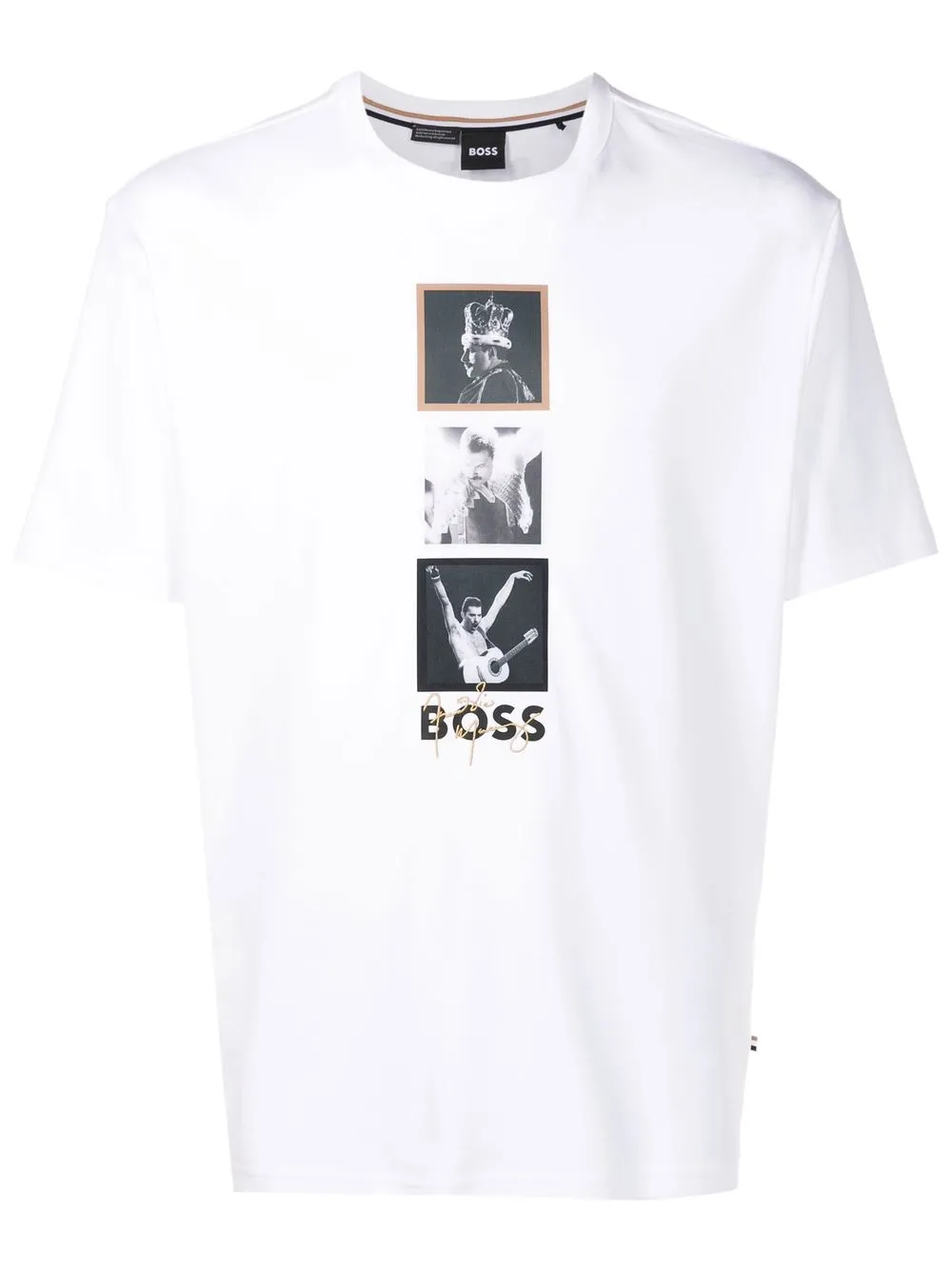 

BOSS x Freddie Mercury photo-print T-Shirt - White