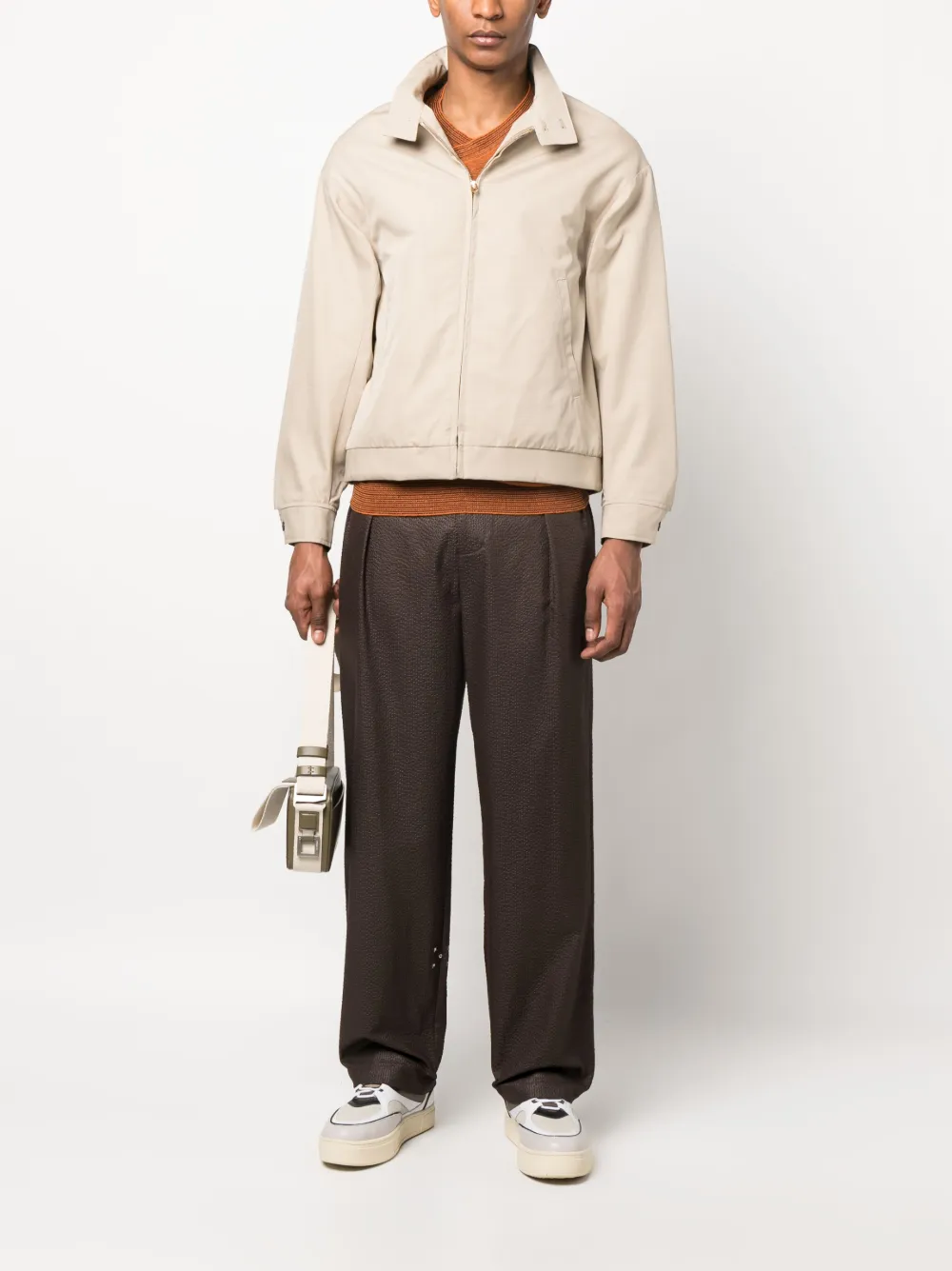 visvim Jack met hoge hals - Beige