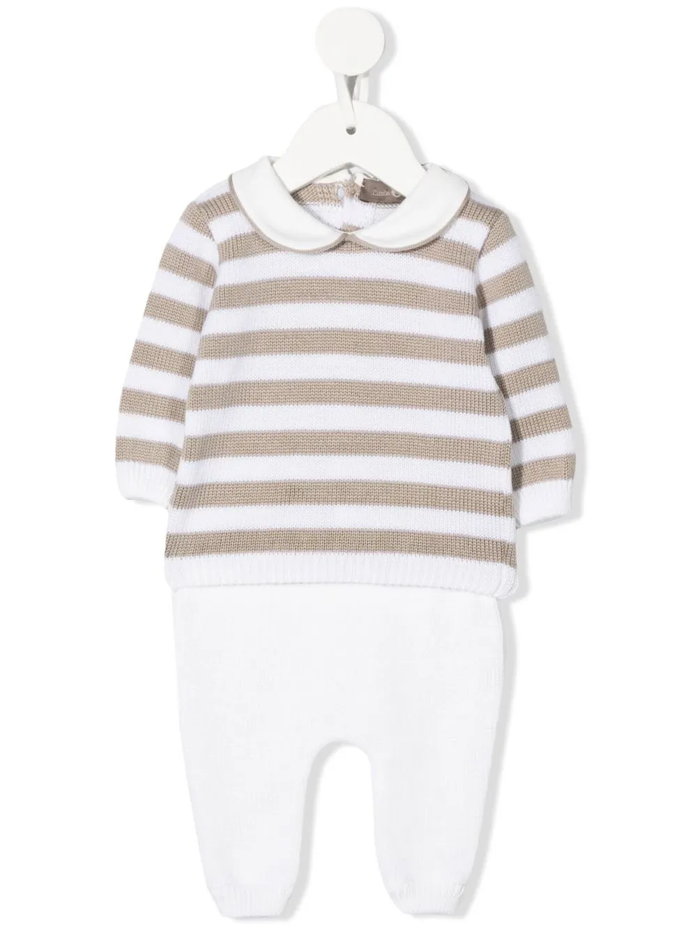 

Little Bear juego de pantalones con rayas estampadas - Neutro