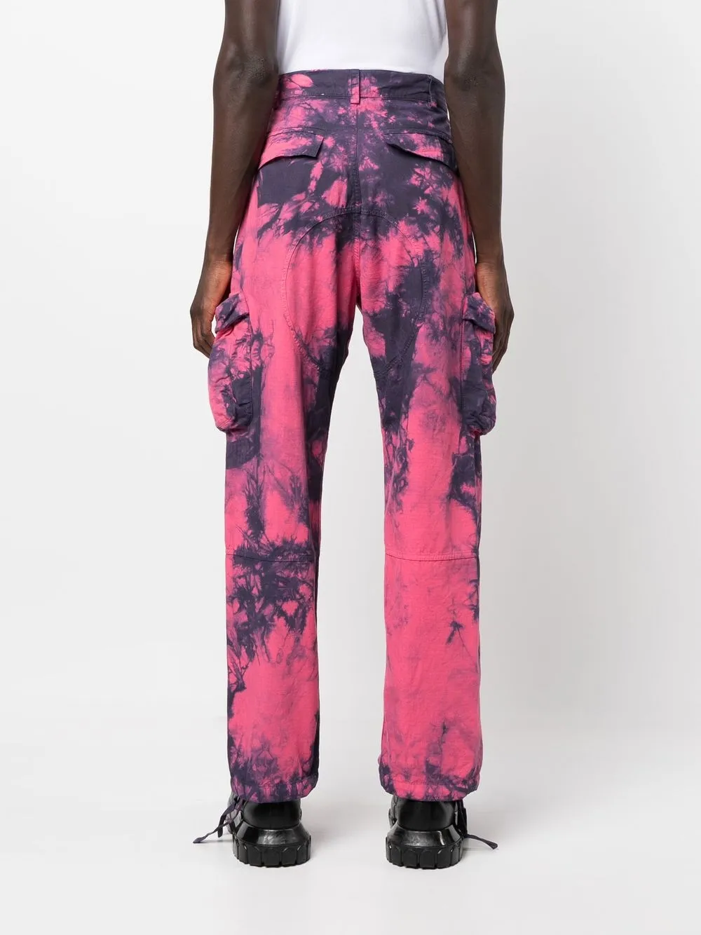 tie-dye cargo pants