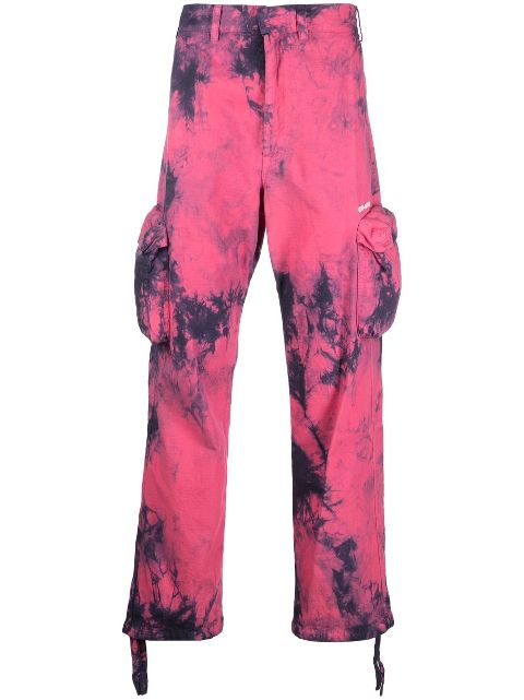 Off-White tie-dye cargo pants Men