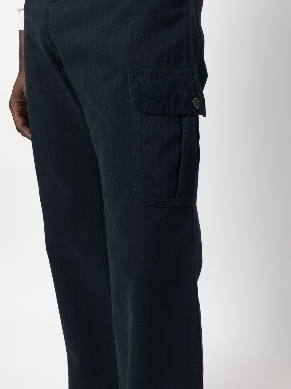 Shop Missoni Straight-leg Cargo Trousers In Blue