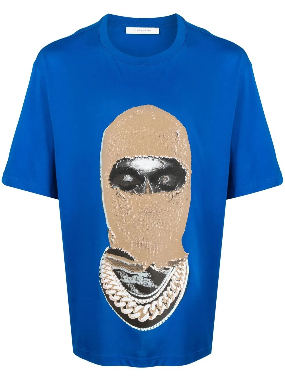 

Ih Nom Uh Nit playera con cuello redondo y estampado gráfico - Azul