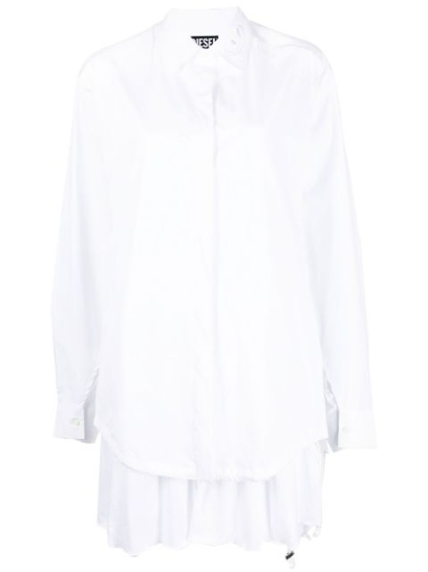 Diesel extra-fabric-detail shirt Women