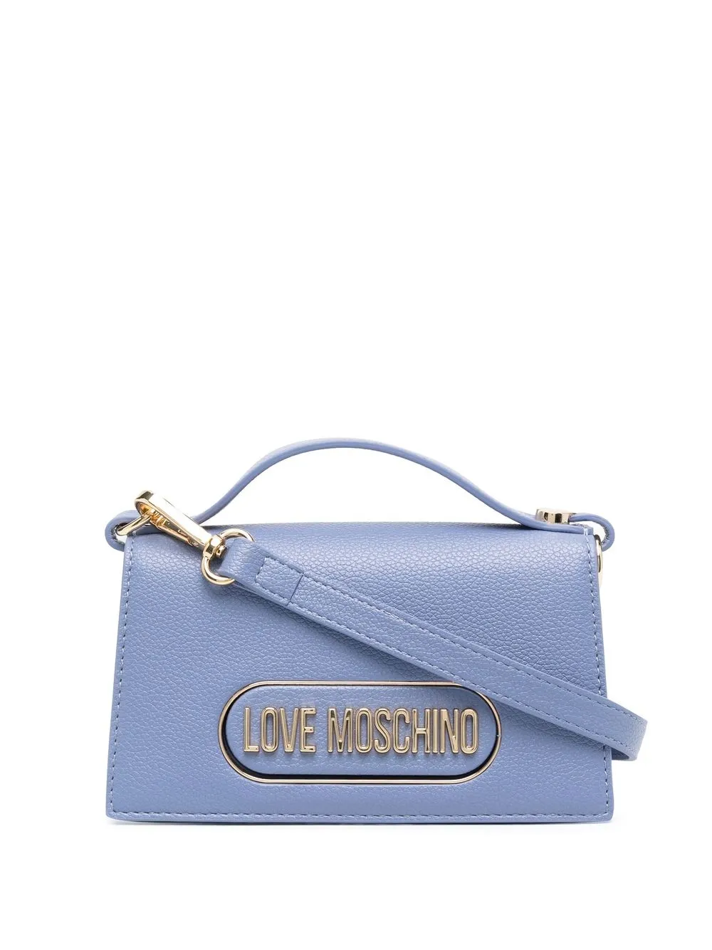 

Love Moschino tote con asas y logo - Azul