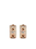 DE BEERS 18kt rose gold Talisman diamond earrings - Pink