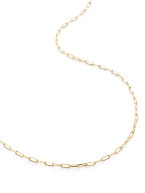 Monica Vinader 14kt yellow gold Paperclip chain necklace