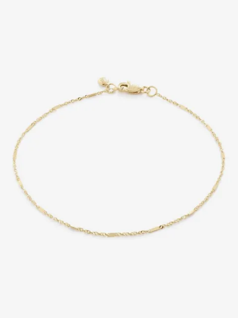 Monica Vinader 14kt yellow gold Shimmer Chain bracelet