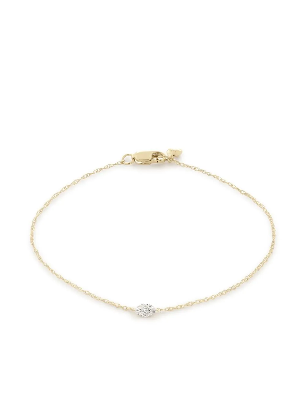 

Monica Vinader 14kt yellow gold diamond bracelet