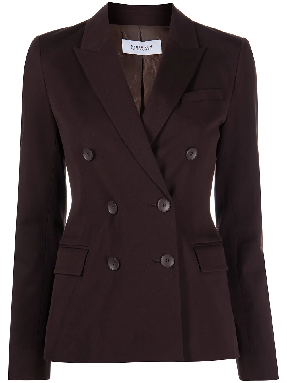 

Derek Lam 10 Crosby Franklin double-breasted blazer - Brown