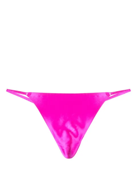 Fleur Du Mal Crystal Luxe G-string thong