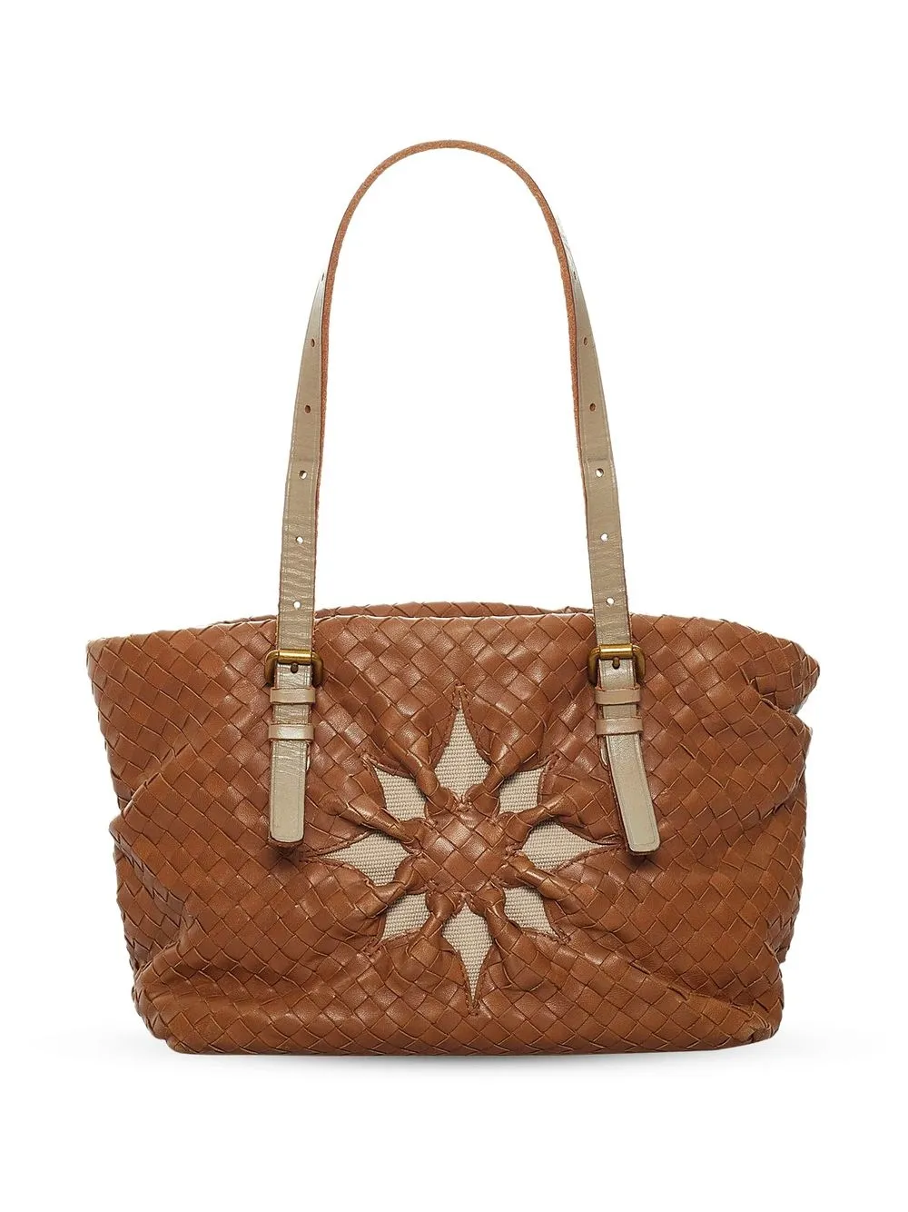 

Bottega Veneta Pre-Owned tote de tejido Intrecciato - Marrón