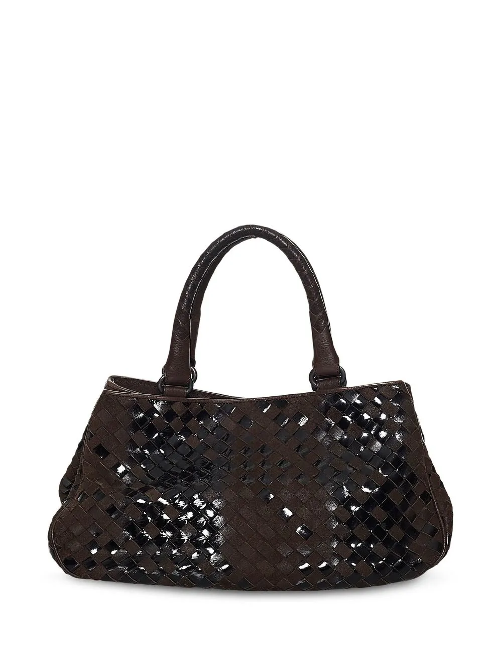 

Bottega Veneta Pre-Owned bolsa de tejido Intrecciato - Marrón