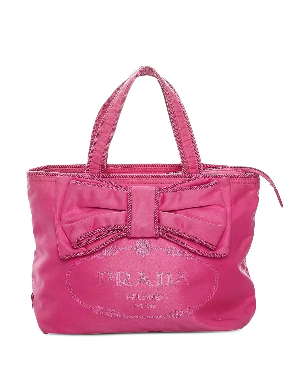 

Prada Pre-Owned bolsa satchel Canapa - Rosado