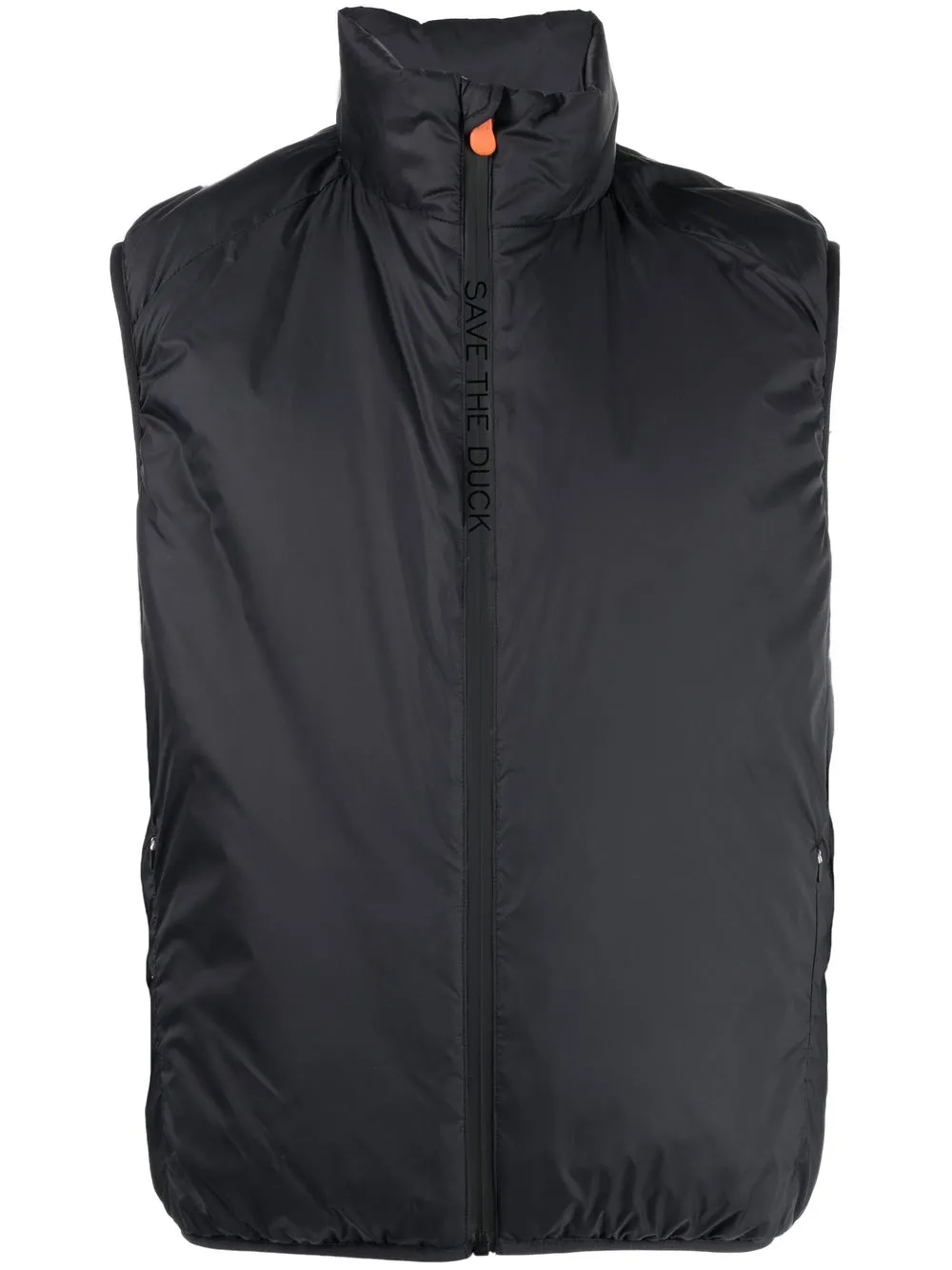 

Save The Duck padded zip-up gilet - Black