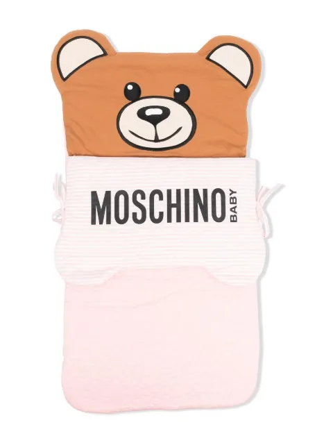 Moschino Kids couverture à motif ourson