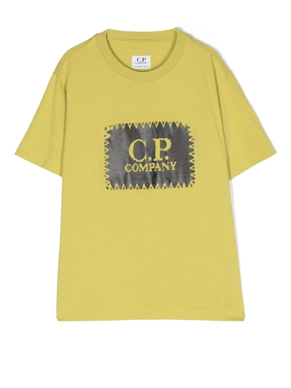 

C.P. Company Kids playera con logo estampado - Verde