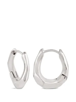 Dinny Hall カーブ シルバーピアス | シルバートーン | FARFETCH JP