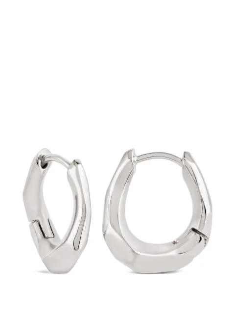 Dinny Hall Thalassa sterling silver hoop earrings