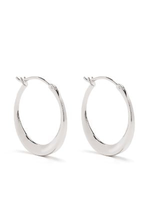 Dinny Hall wave XL hoop earrings - Silver