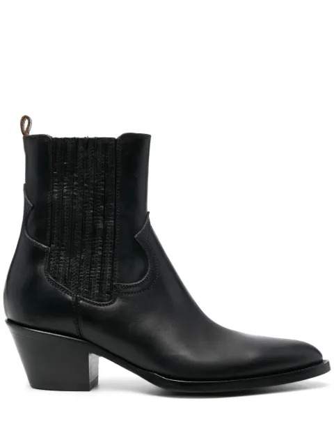 Buttero 55mm leather ankle boots 