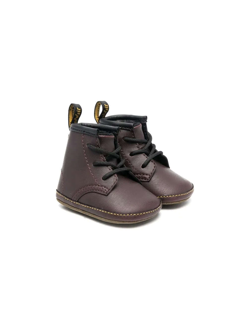 

Dr. Martens Kids lace-up leather pre-walkers - Brown