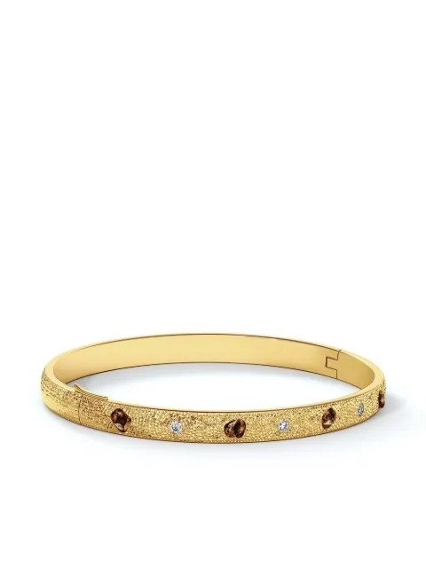 De Beers Jewellers 18kt yellow gold Talisman diamond bangle bracelet