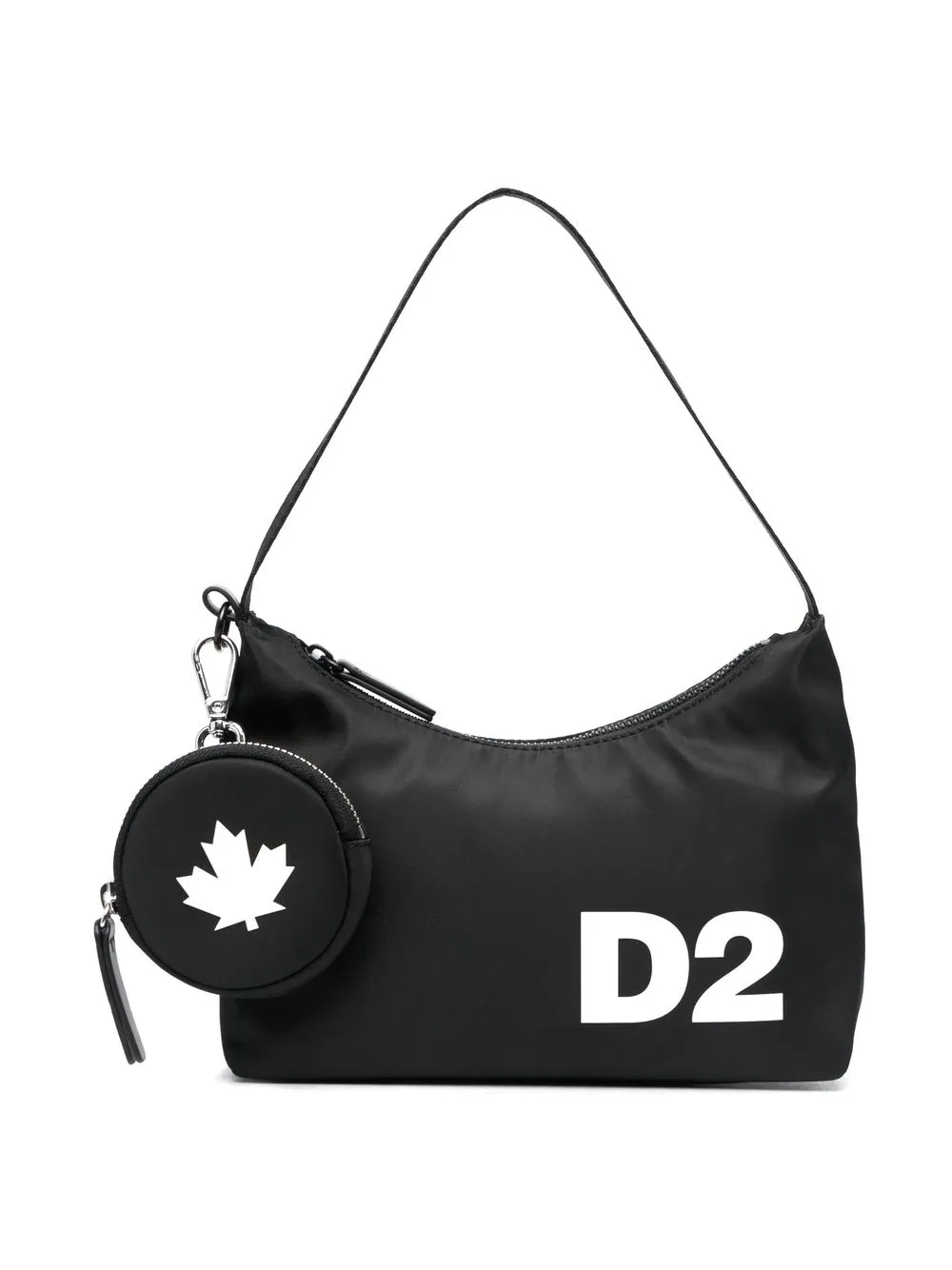 

Dsquared2 Kids bolsa de hombro con logo estampado - Negro