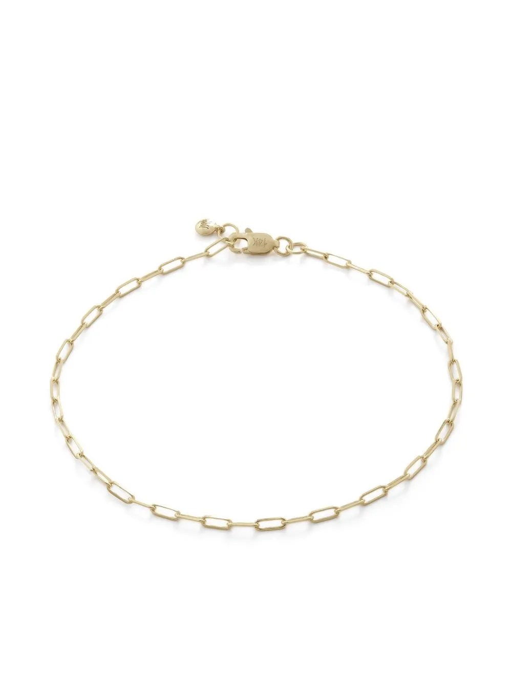 

Monica Vinader pulsera de cadena Paperclip en oro amarillo de 14kt - Dorado