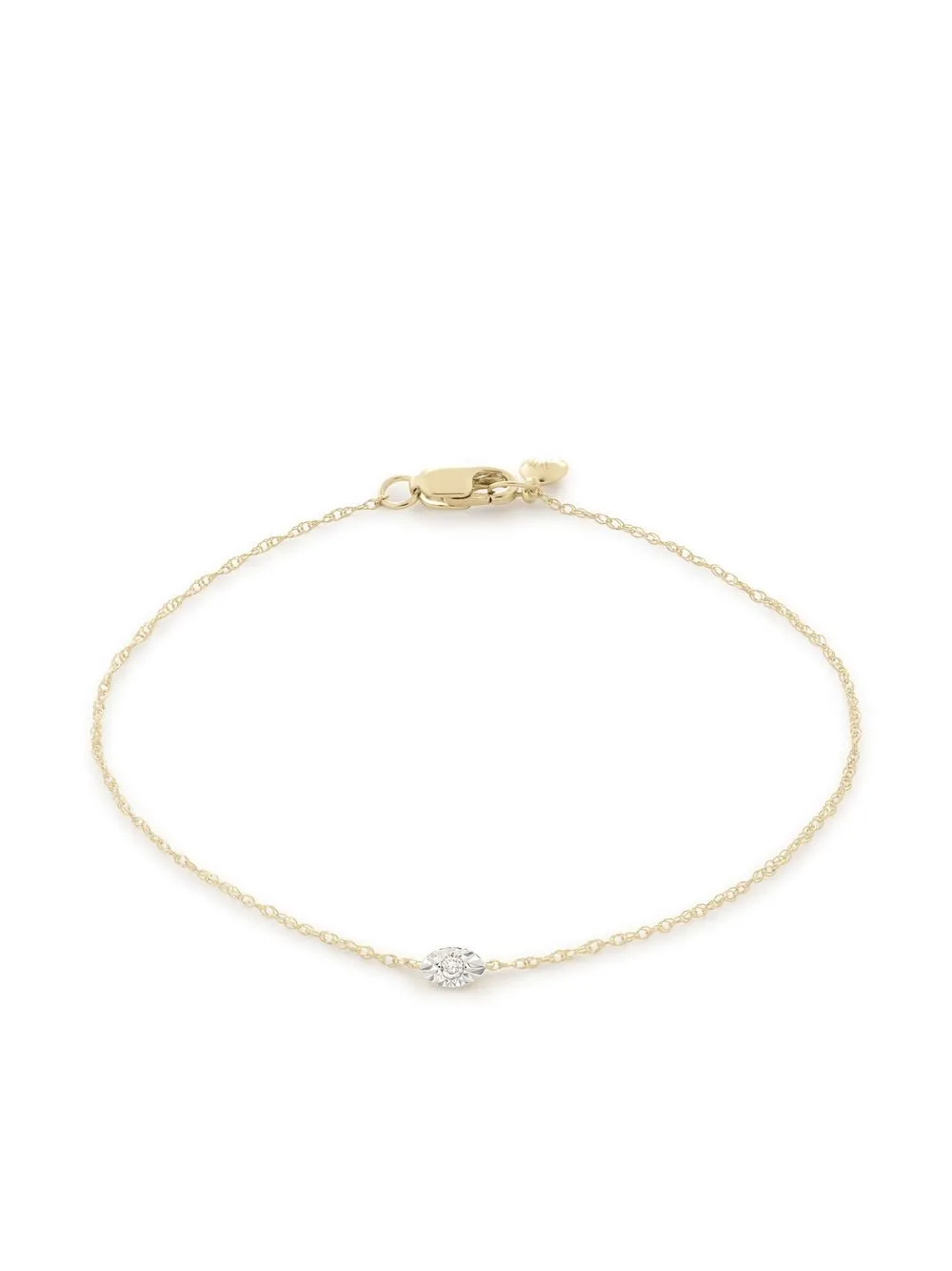 

Monica Vinader 14kt yellow gold diamond bracelet