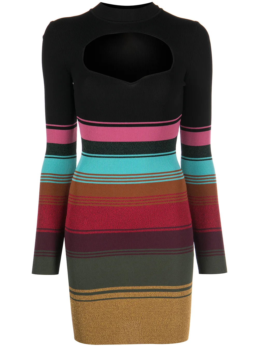 

STAUD vestido Clara - Negro