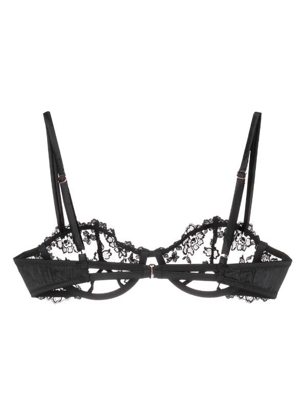 Fleur Du Mal stud-detail Sheer Bra - Farfetch