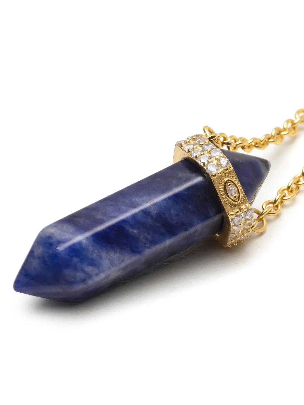 nialayajewelry Nialaya Jewelry Halsketting verfraaid met kristallen - Goud