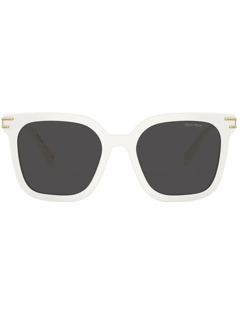 

Miu Miu Eyewear lentes de sol con armazón wayfarer - Blanco