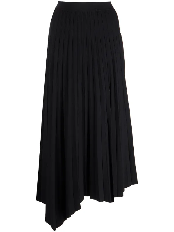 Black pleated skirt next best sale