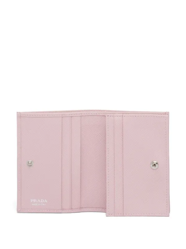 Prada small outlet wallet pink