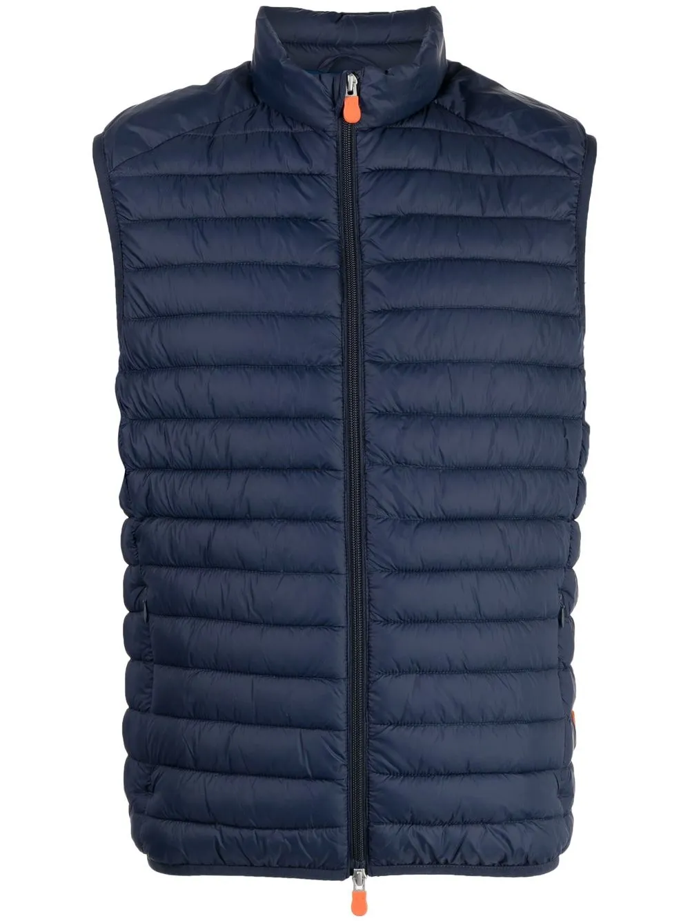 

Save The Duck logo-patch padded gilet - Blue