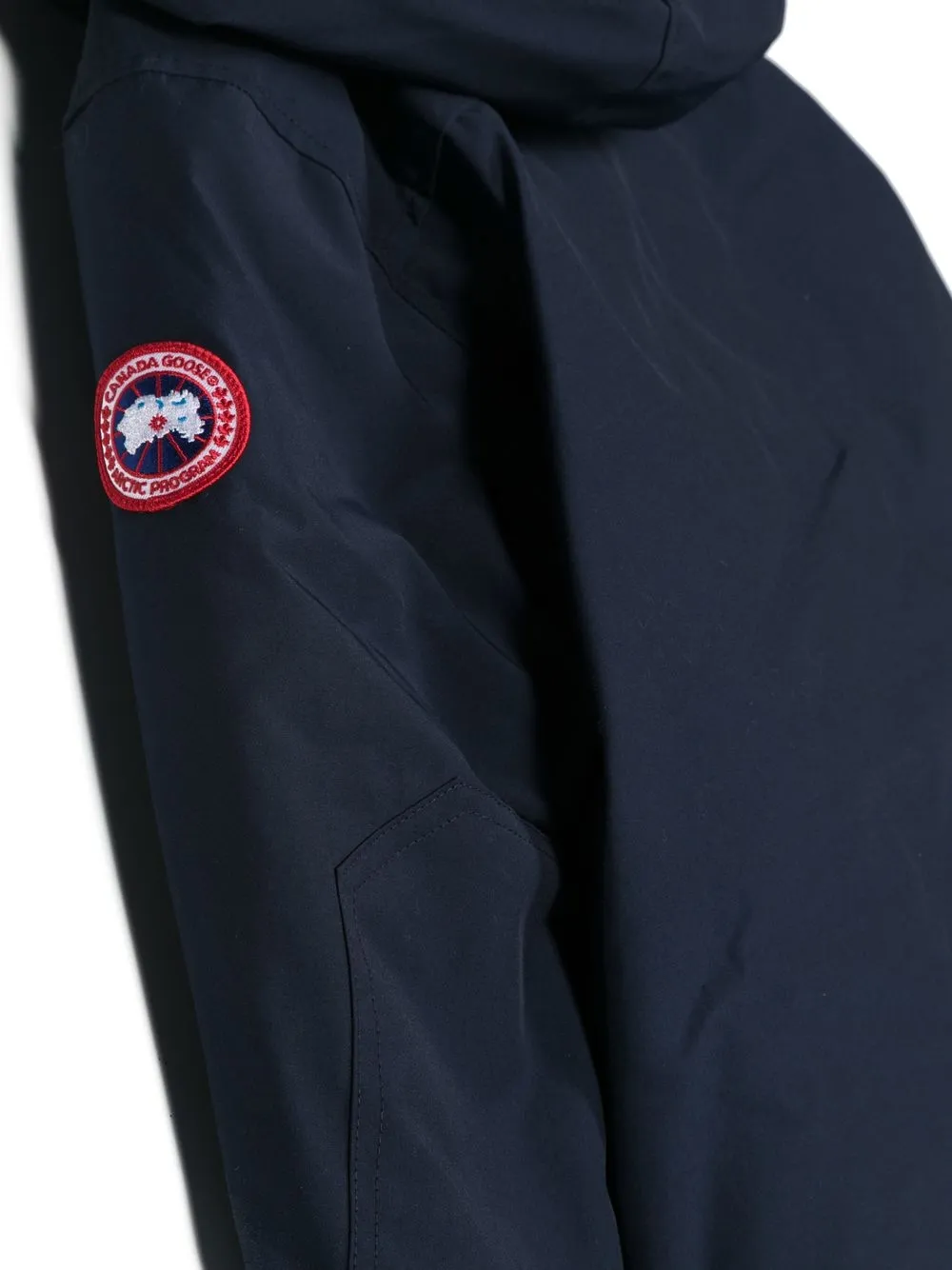 Canada Goose Logan Padded Hooded Coat In Blue