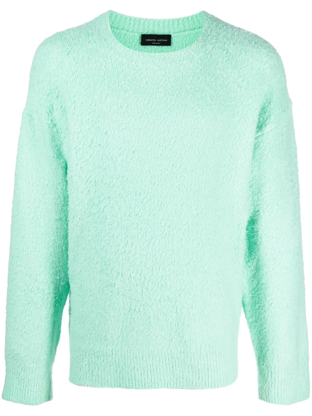 

Roberto Collina brushed crew-neck jumper - Green