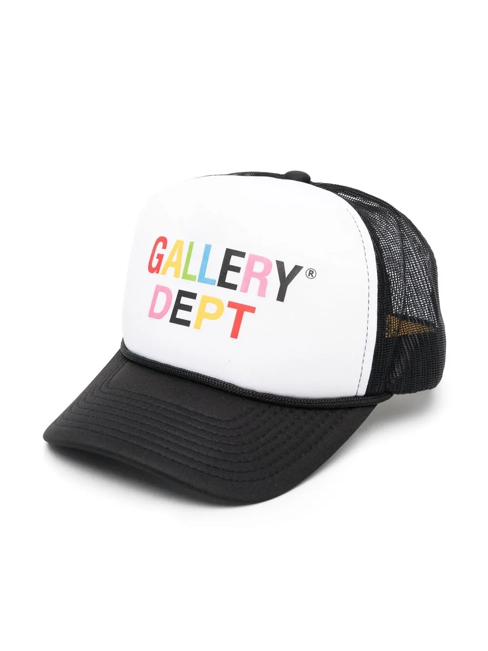 Gallery Dept. Logo-print Panelled Cap In Black