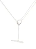 Dinny Hall Thalassa small T-bar necklace - Silver