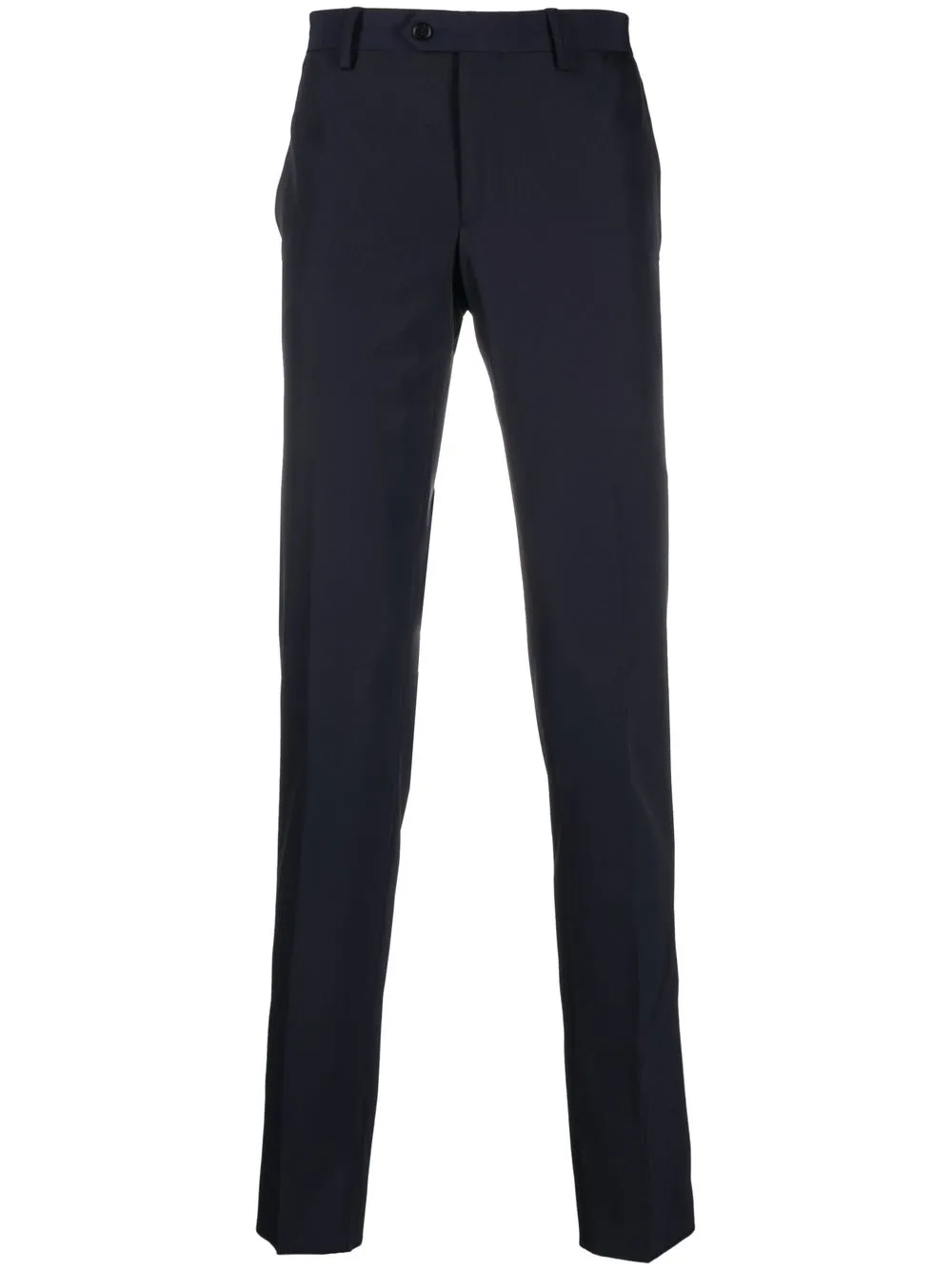 

Emporio Armani mid-rise straight-leg trousers - Blue