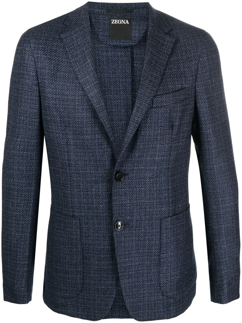 

Ermenegildo Zegna blazer de vestir con efecto melange - Azul