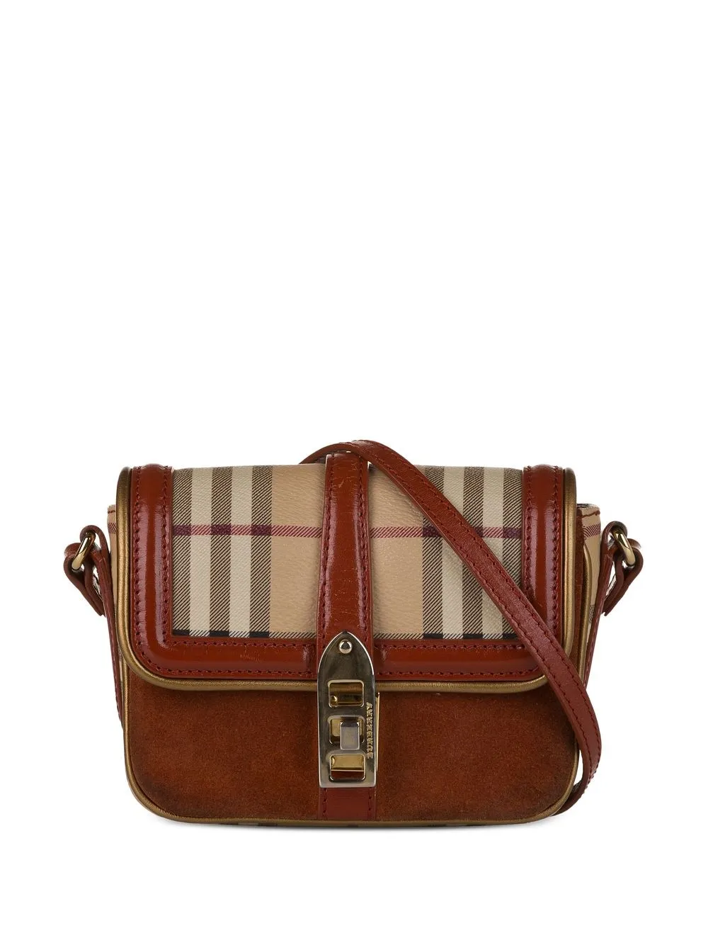 

Burberry Pre-Owned House Check crossbody bag - Brown