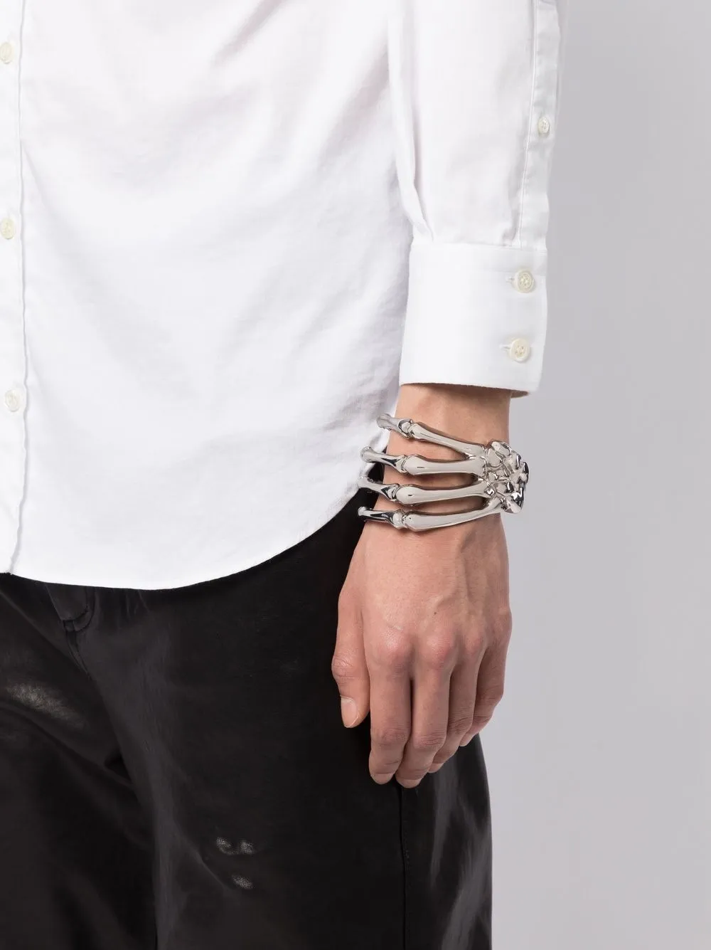 Raf Simons Skelet armband - Zilver