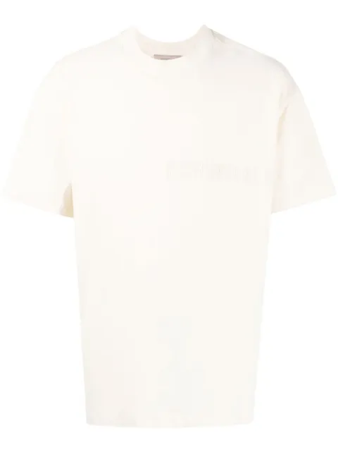FEAR OF GOD ESSENTIALS playera con logo en relieve