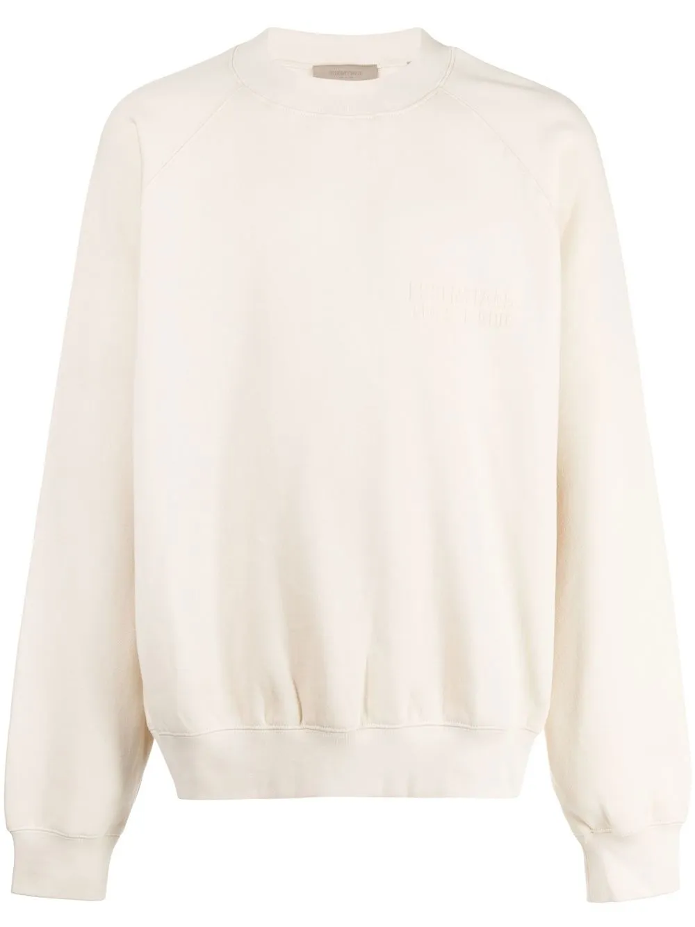 

FEAR OF GOD ESSENTIALS debossed-logo cotton sweatshirt - Neutrals