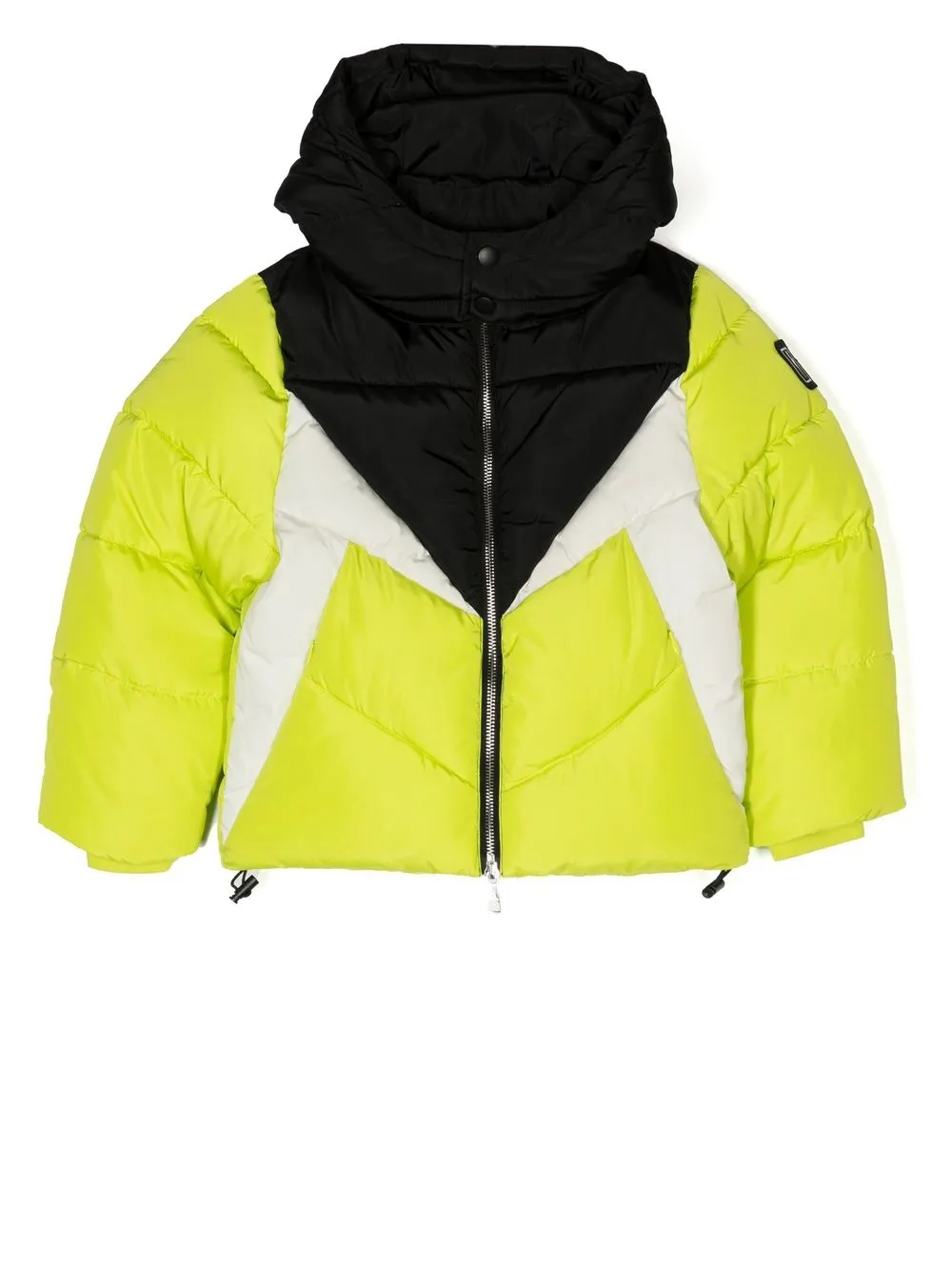 

Neil Barrett Kids colour-block padded jacket - Green