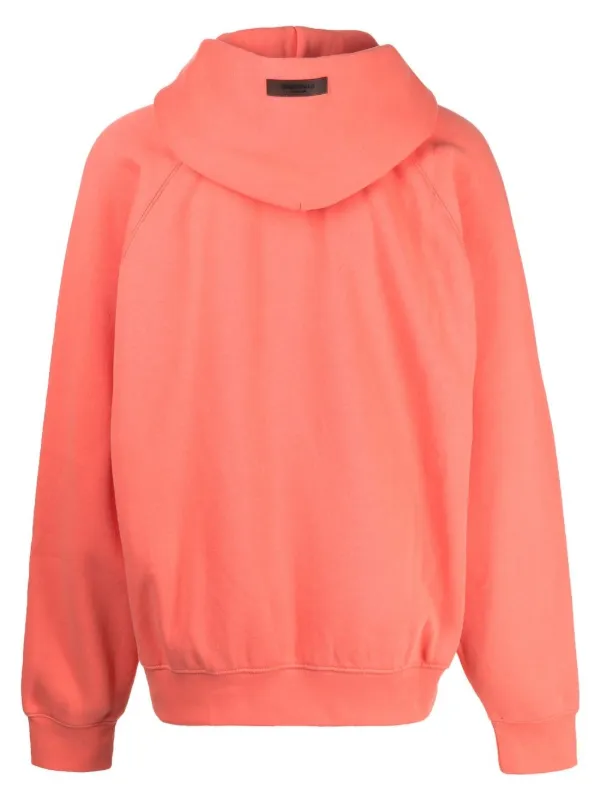 FEAR OF GOD ESSENTIALS Essentials logo-print Cotton Hoodie | Pink